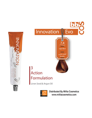 Innovation Hair Color 100 ml- 7.4